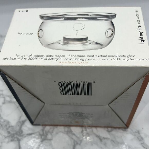 TEAPOSY Tea Light Glass Candle Holder Tea warmer-New! - Picture 5 of 7